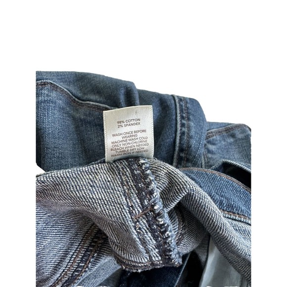 Loft Denim Jeans Size 14 Modern Skinny Distressed Stretch Ann Taylor - Picture 7 of 12